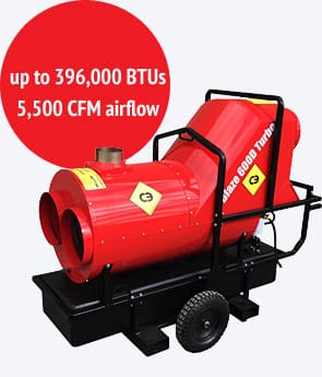 indirect fired heaters 400d