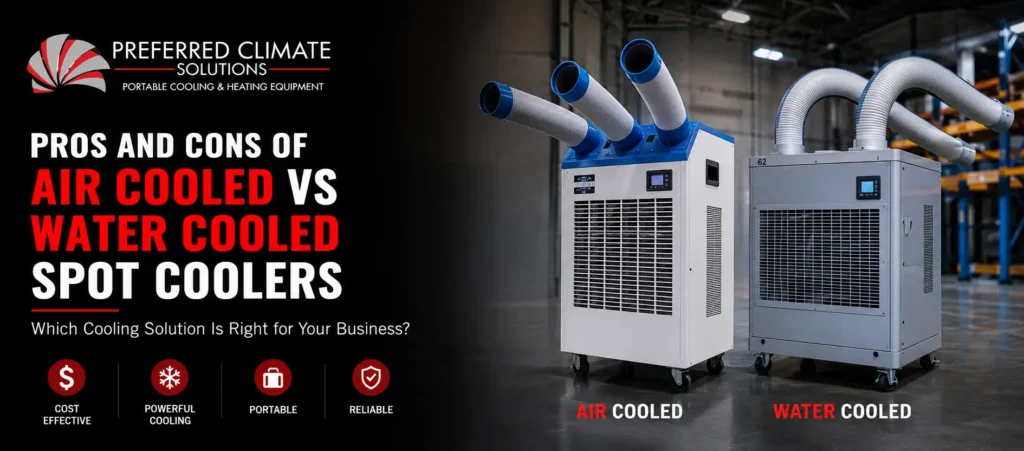 Air Cooled Vs Water Cooled Spot Coolers