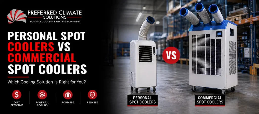 Personal Spot Coolers vs Commercial Spot Coolers
