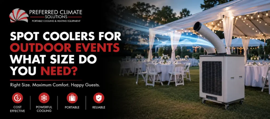 Spot Coolers For Outdoor Events