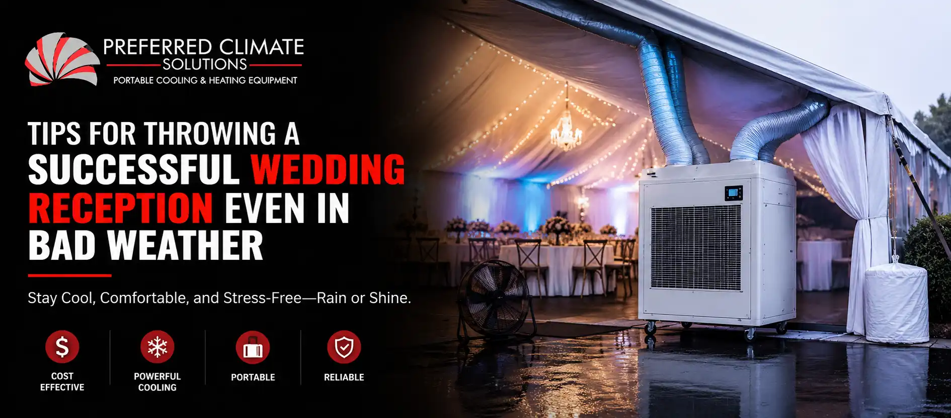 Wedding Reception In Bad Weather