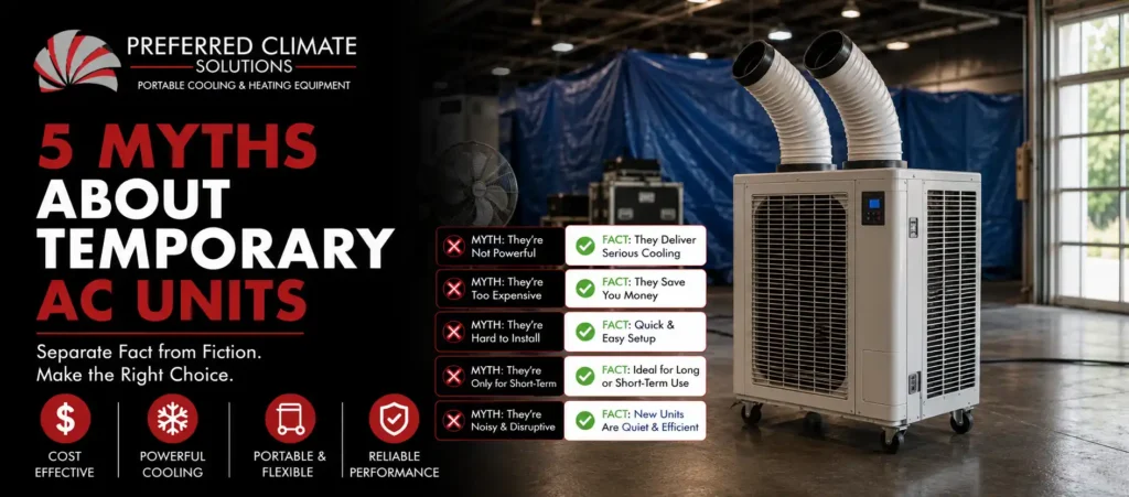 Myths About Temporary AC Units