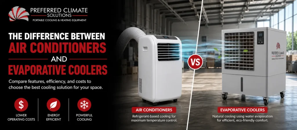 Air Conditioners vs Evaporative Coolers