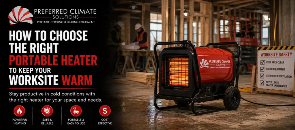 How to Choose the Right Portable Heater to Keep your Worksite Warm