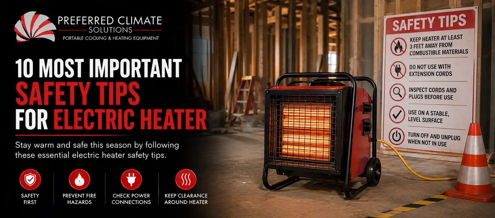 10 Most Important Safety Tips for Electric Heater