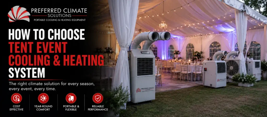How to Choose Tent Event Cooling & Heating System