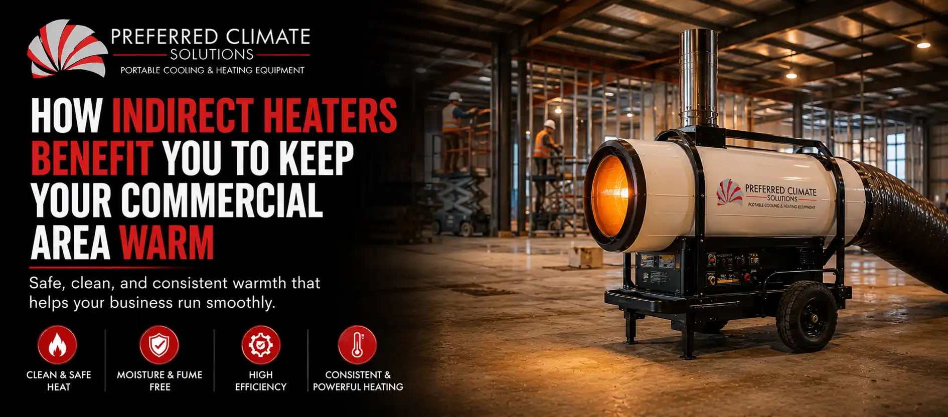How Indirect Heater Benefits You to Keep Your Commercial Area Warm