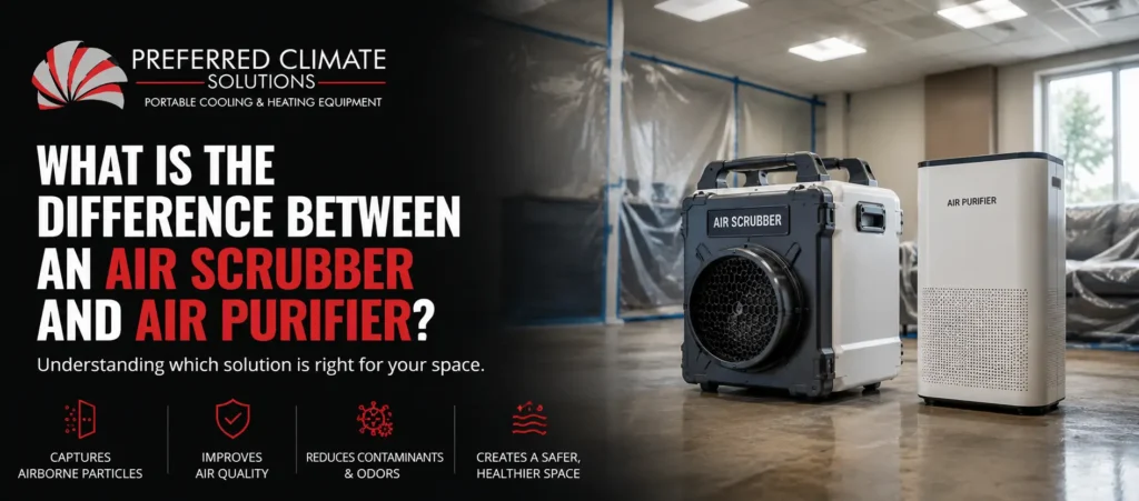 What is the difference between an Air Scrubber and Air Purifier