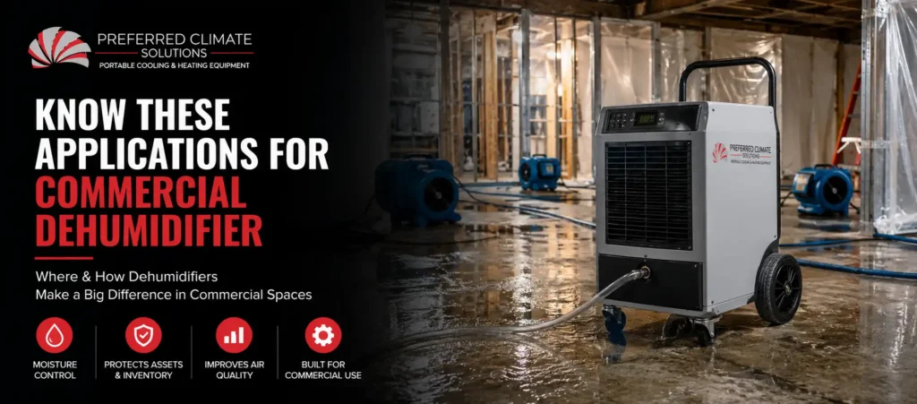 Know These Applications For Commercial Dehumidifier.