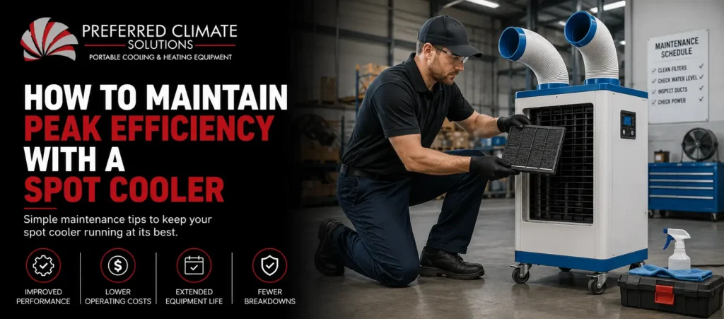 Spot Cooler Maintain Efficiency