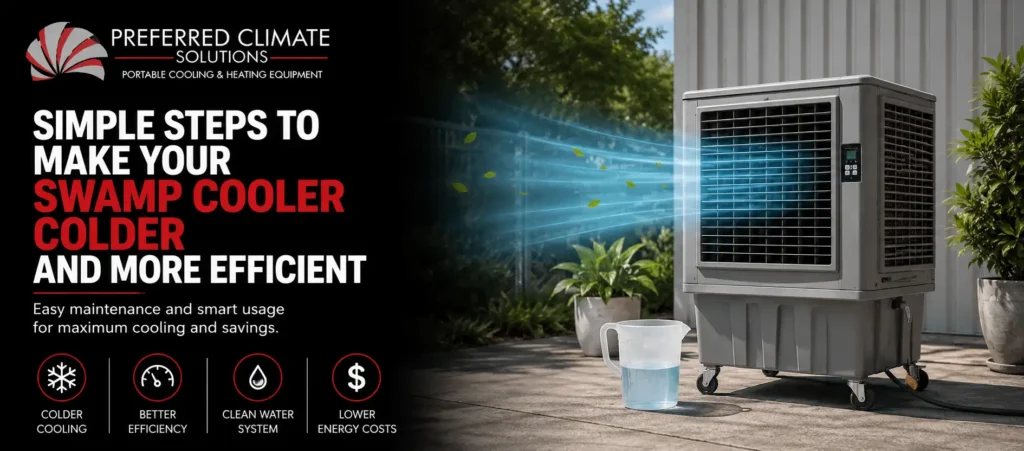 Steps to Make Your Swamp Cooler Colder