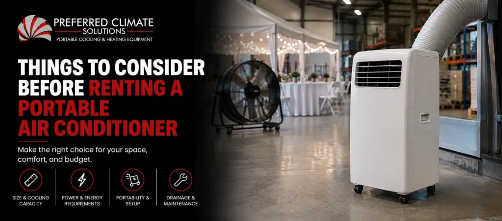 Things Rent a Portable Air Conditioner