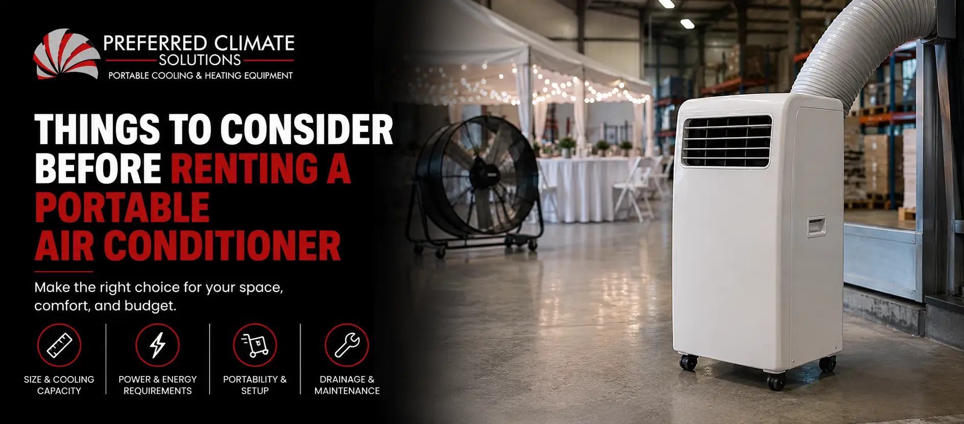 Things Rent a Portable Air Conditioner