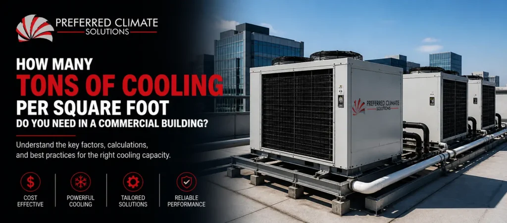 Commercial Cooling Per Square foot