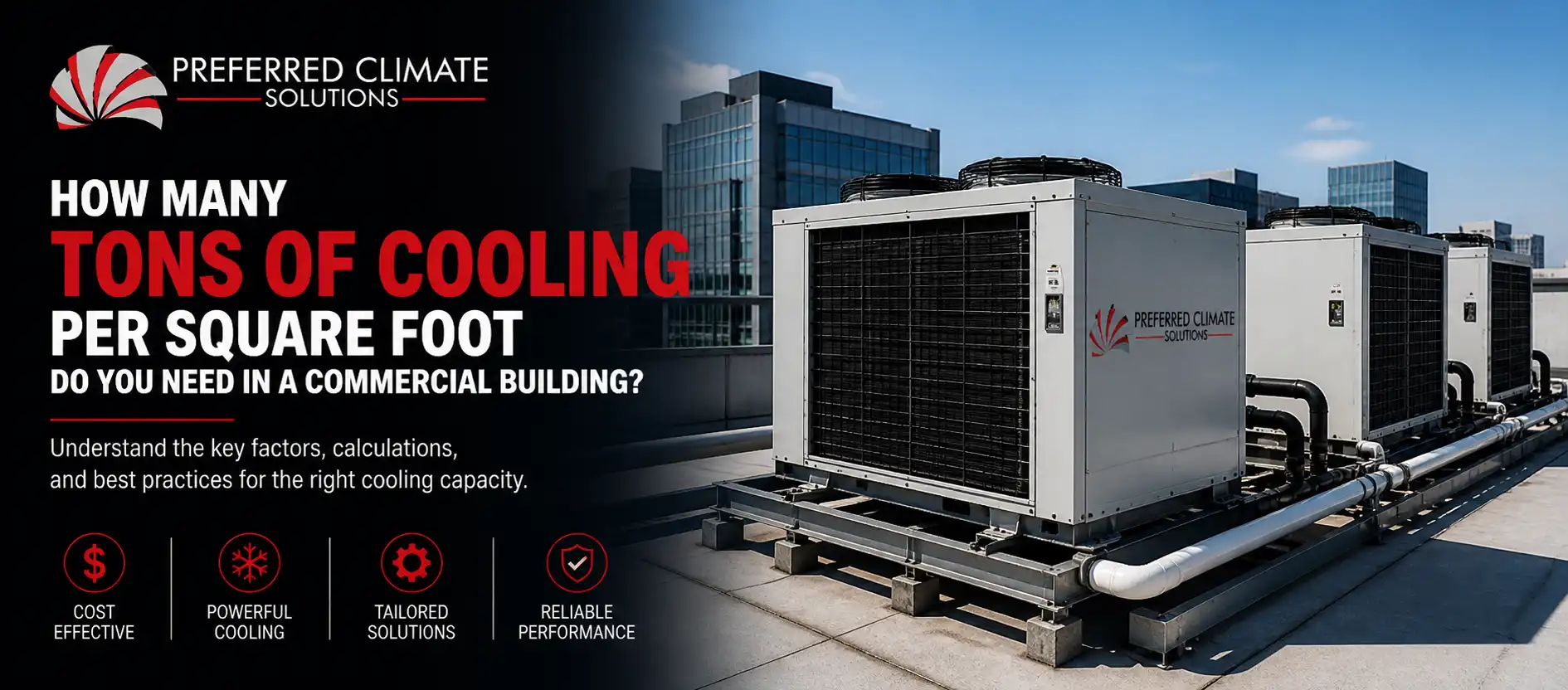 Commercial Cooling Per Square foot