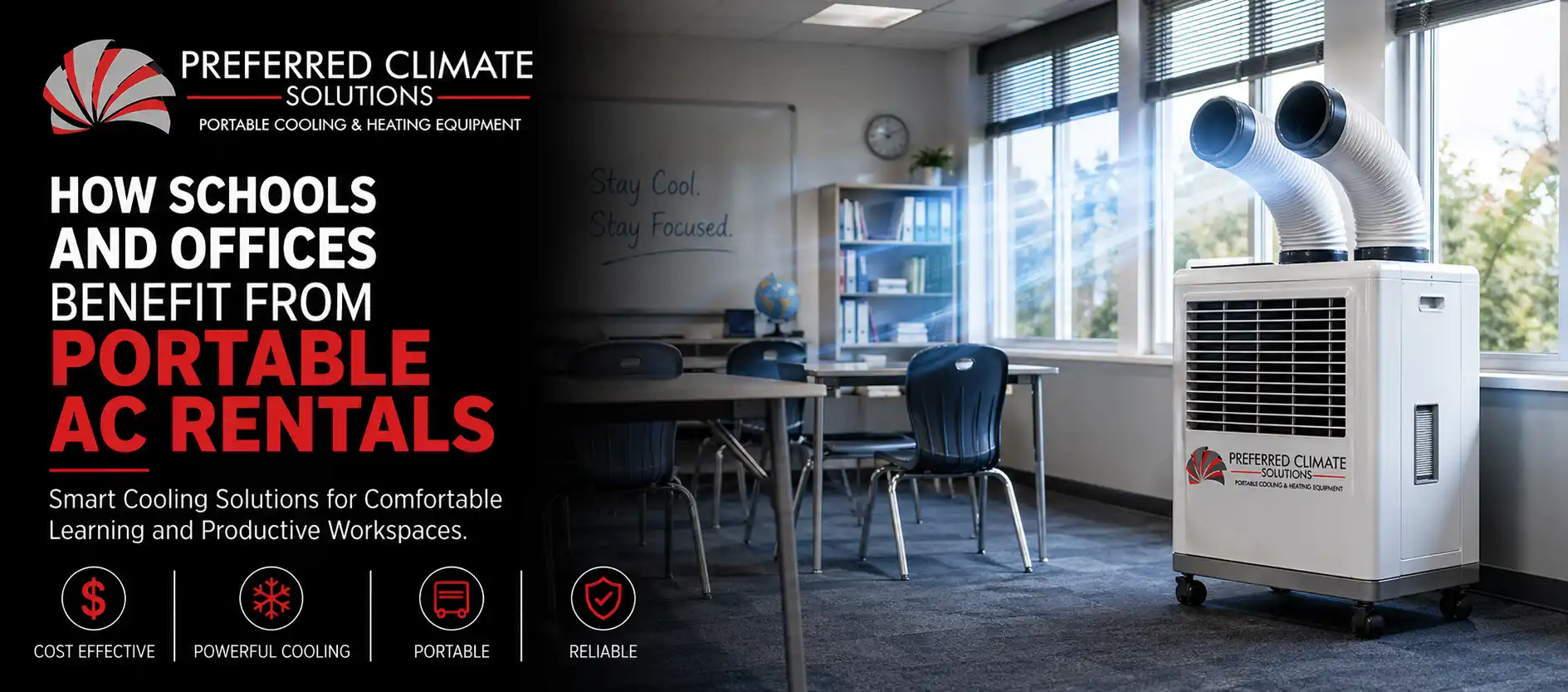 Portable AC Rentals for Schools and Offices