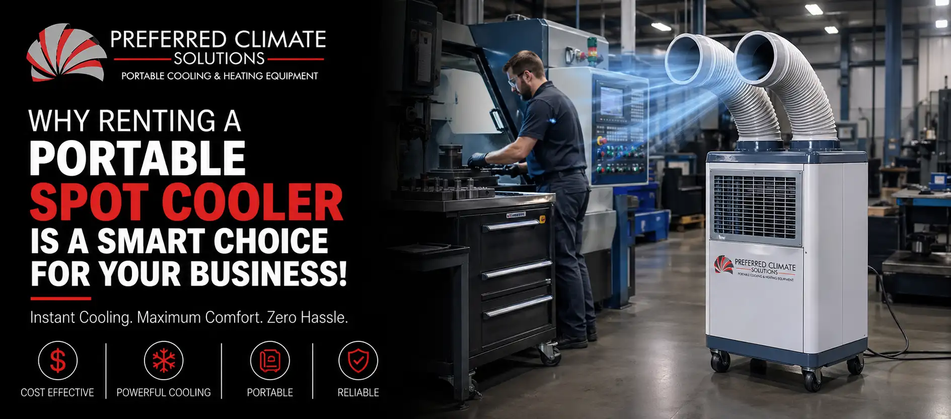Renting a Spot Cooler for Business
