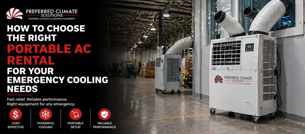 How to Choose Right Portable AC Rental for Your Emergency Cooling Needs