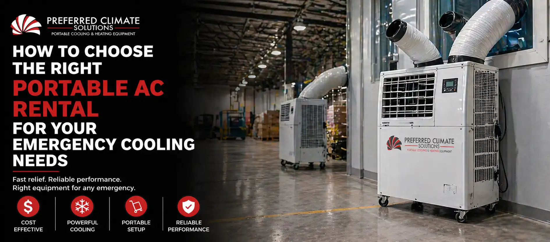 How to Choose Right Portable AC Rental for Your Emergency Cooling Needs